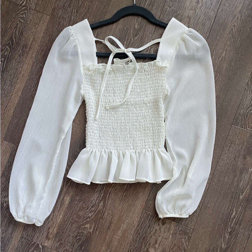 Oak + Fort Peplum Top